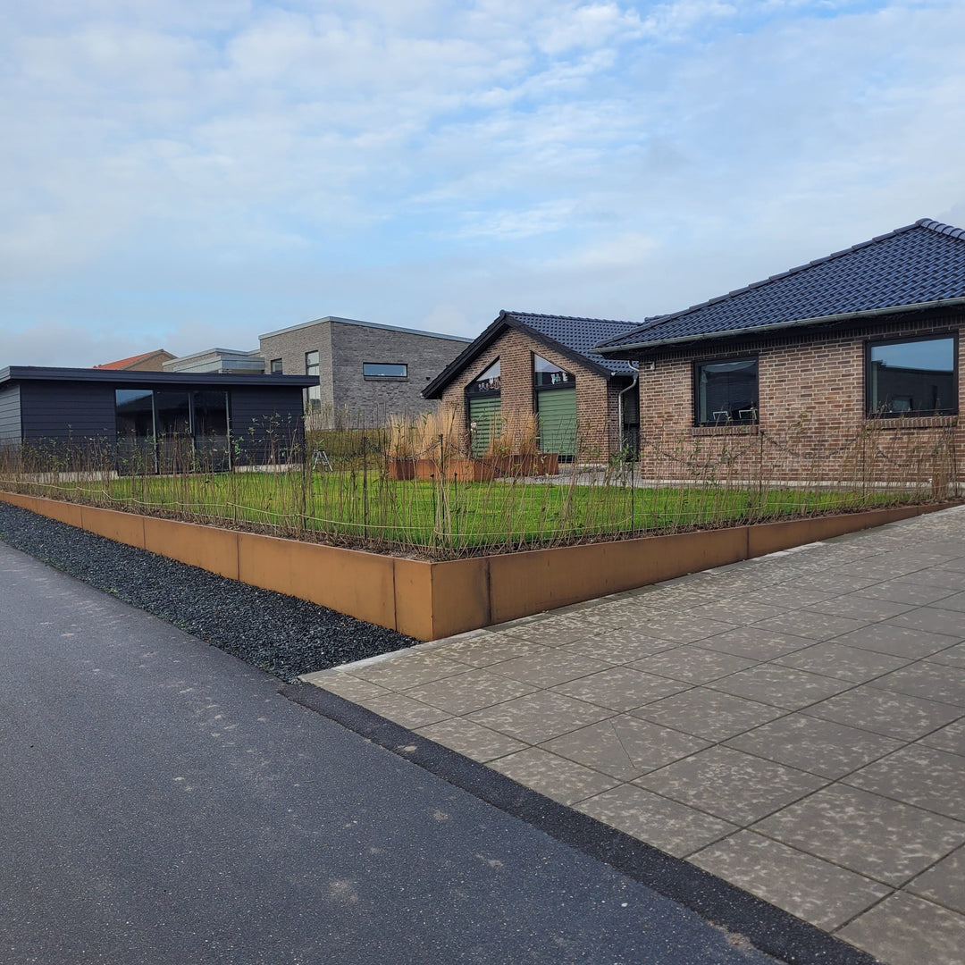 Maatwerk: Keerwand van cortenstaal