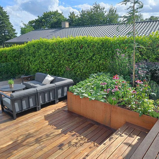 Maatwerk: Plantenbak, lang model +200 (zonder bodem)