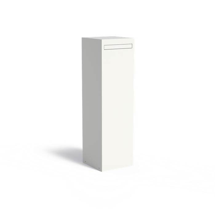 Brievenbus van gelakt staal - minimalistisch model