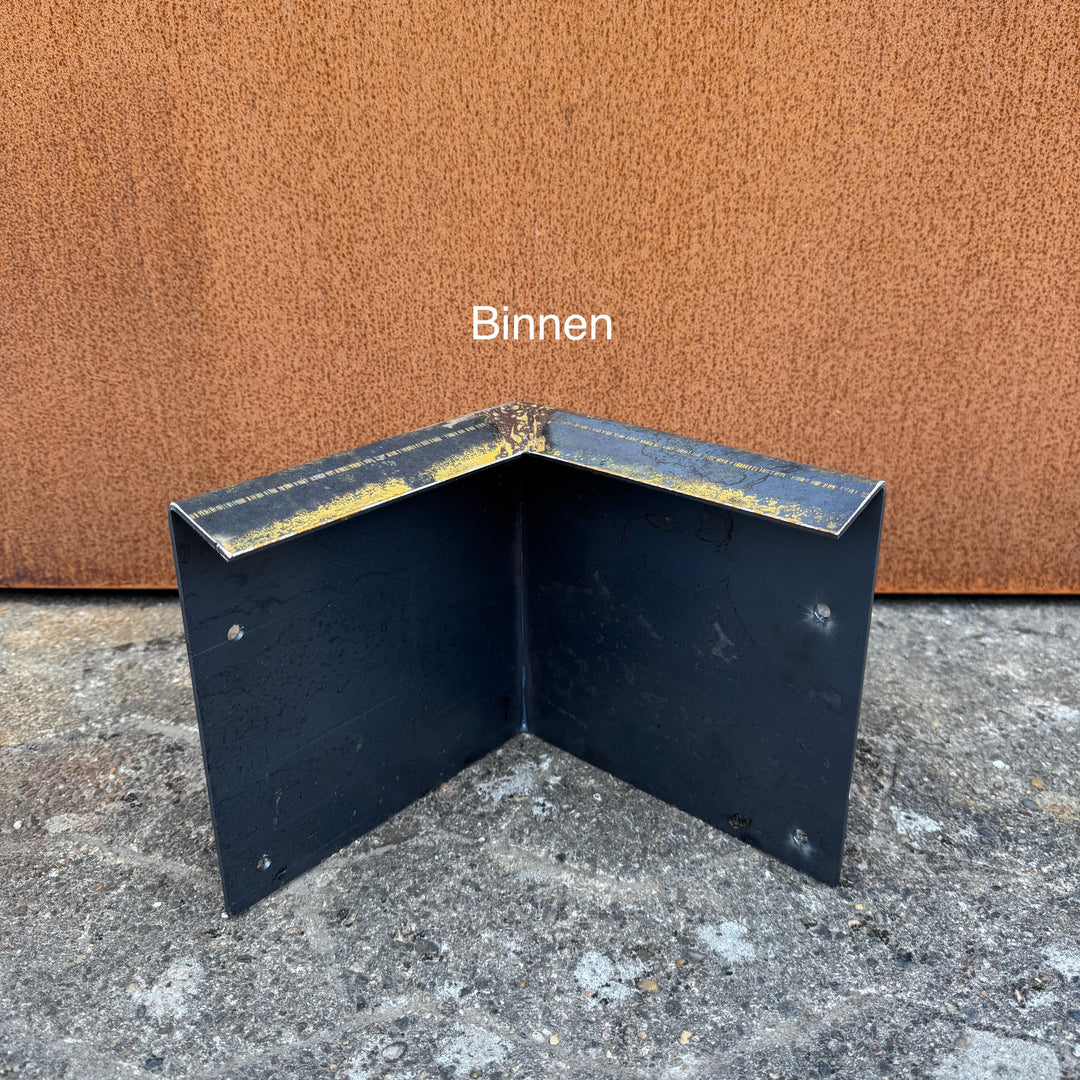 Hoek voor borderrand met slakkenrand