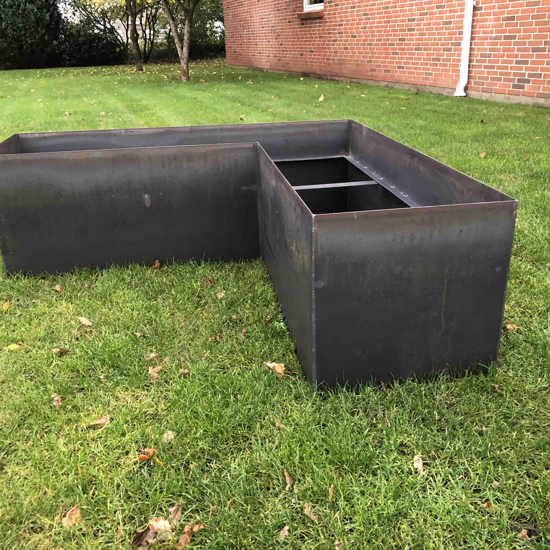 Plantenbak, hoekmodel