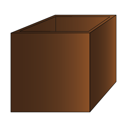 Plantenbak, vierkant