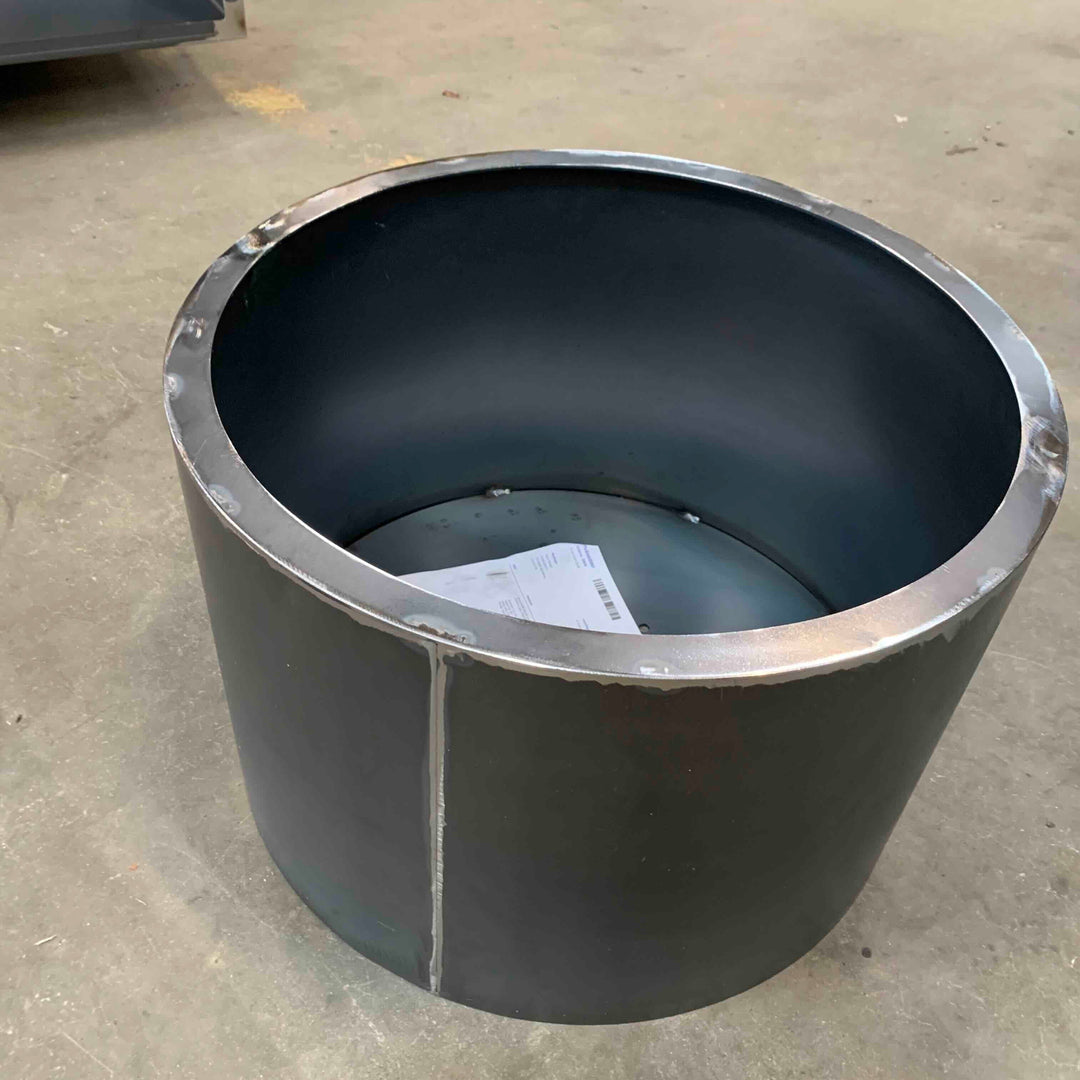 Maatwerk: Ronde plantenbak met bodem