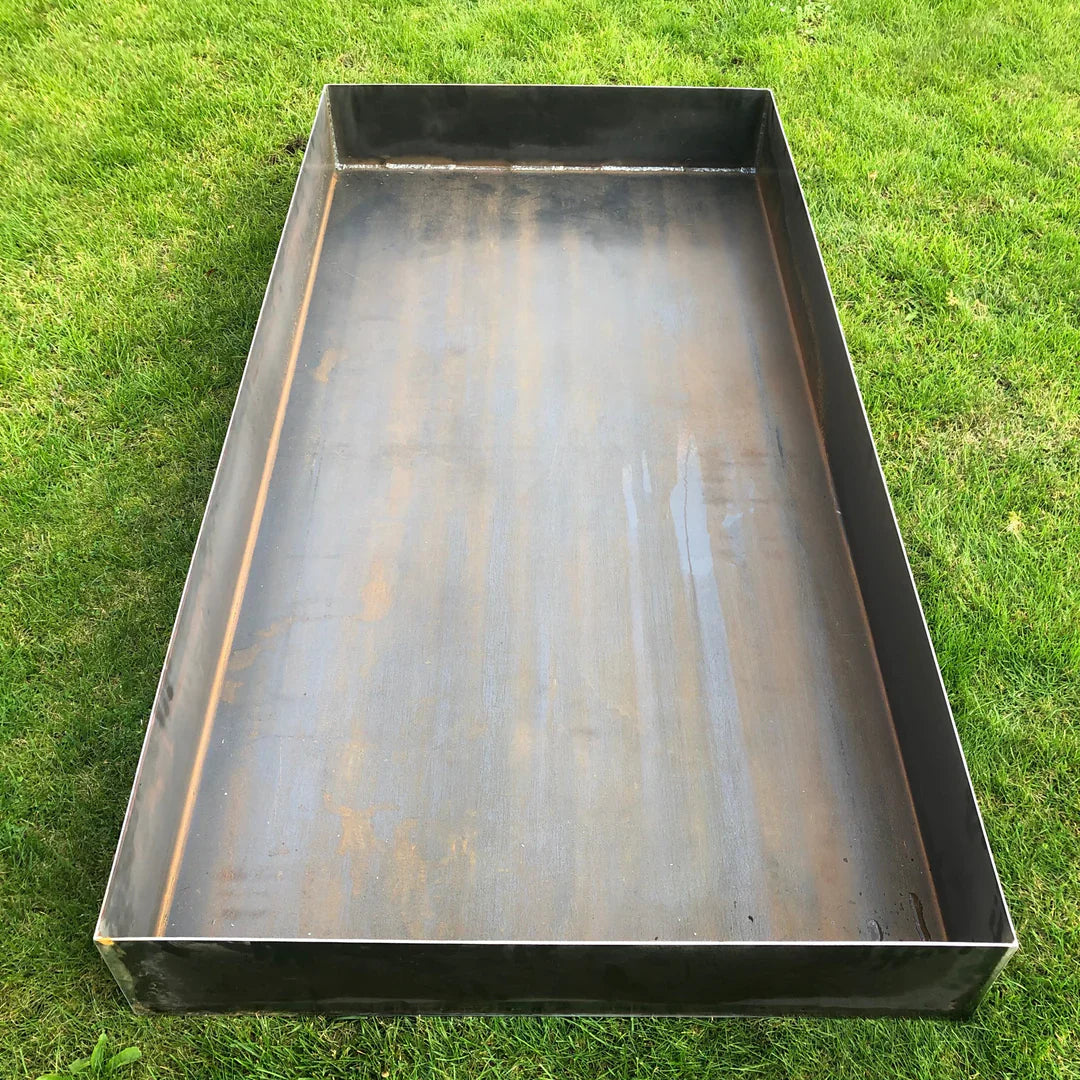 Maatwerk: Waterbassin van cortenstaal